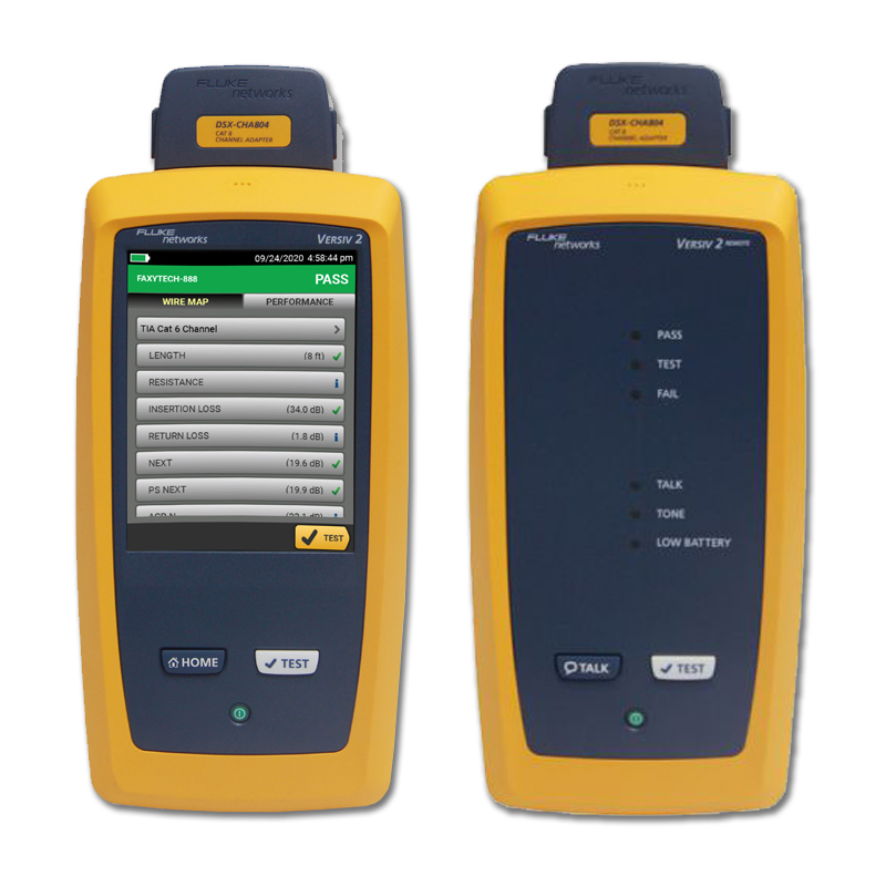 Fluke DSX2-8000 线缆认证分析仪